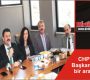 CHP Yeni il Başkanı Basınla bir araya geldi