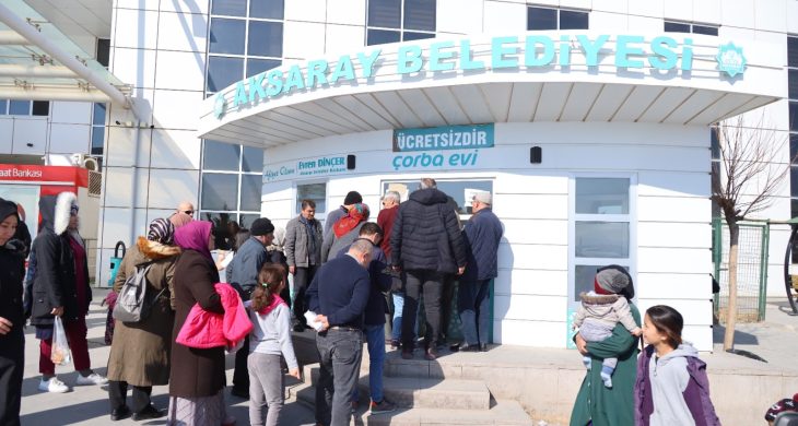 Aksaray’da Her Gün 5 Bin Kişiye Çorba Dağıtımı Yapıyor