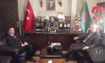 GÜMÜŞSOY, Ziraat Odası Başkanı KOÇAK’ı ziyaret etti