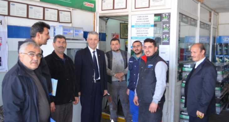 Milletvekili Aday adayı Çalışkan Sanayi Esnafını ziyaret etti