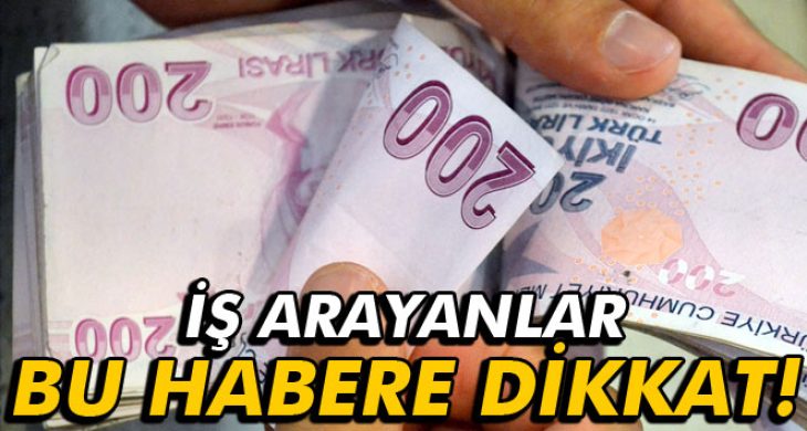 Devlet iş bulup 1 yıl maaş verecek