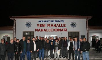 Dinçer, Mahalle sakinleri ile Mahalle Konağında Bir Araya Geldi
