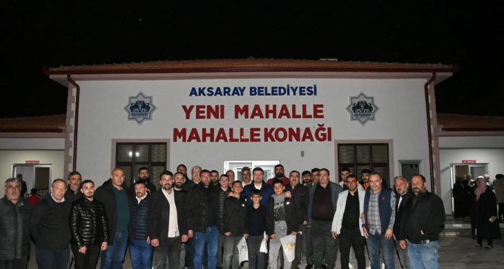 Dinçer, Mahalle sakinleri ile Mahalle Konağında Bir Araya Geldi