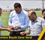 Dolu Ekinlere Büyük Zarar Verdi