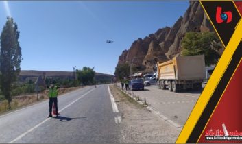 Döner Kanat Mikro İHA ile havadan trafik denetimi