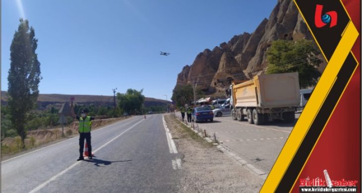 Döner Kanat Mikro İHA ile havadan trafik denetimi