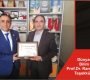 Dünyaca ünlü Bilim insanı Prof.Dr. Ramazan Çakır’a Teşekkür belgesi