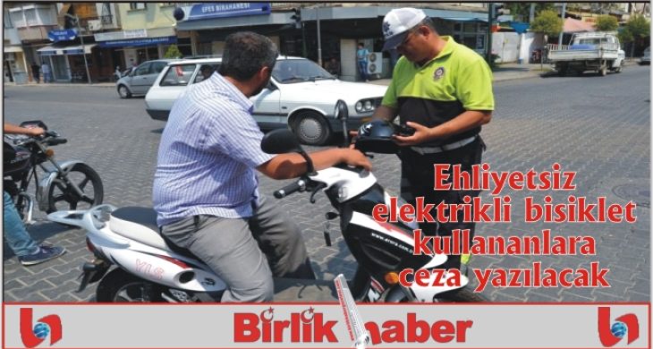 Ehliyetsiz elektrikli bisiklet kullananlara ceza geliyor