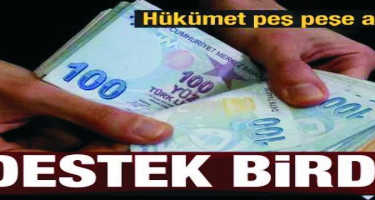 Esnafa 4 ayrı destek…