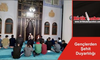 Gençlerden Şehit Duyarlılığı