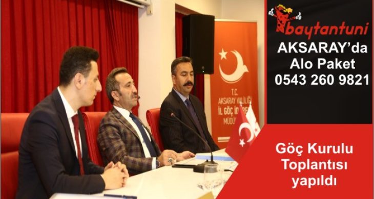 Göç Kurulu Toplantısı yapıldı