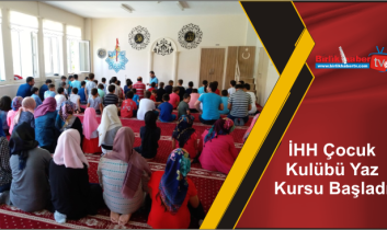 İHH Çocuk Kulübü Yaz Kursu Başladı