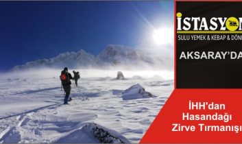 İHH’dan Hasandağı Zirve Tırmanışı