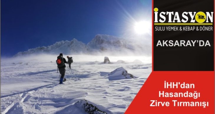 İHH’dan Hasandağı Zirve Tırmanışı