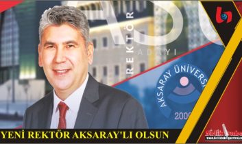 Hemşerimiz,  Prof Dr. Ünal Akdağ, Aksaray Üniversitesi Rektörlüğü’ne Aday….