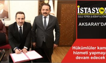 Hükümlüler kamu hizmeti yapmaya devam edecek