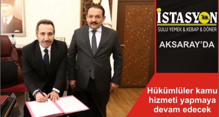 Hükümlüler kamu hizmeti yapmaya devam edecek