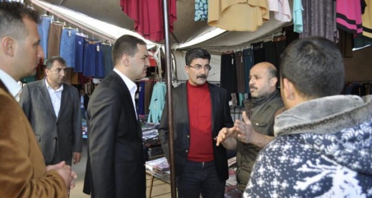 Cumartesi Pazarı Esnafı Yaldır’a İçini Döktü