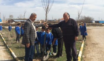Yapılcan  Köy Muhtarlığı  1000 adet fidan dikti