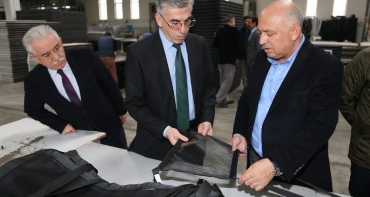 Vali Ataklı OSB’deki fabrikaları ziyaret etti