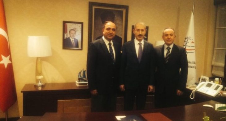 Palta’dan, Ulaştırma Denizcilik ve Haberleşme Bakanına ziyaret