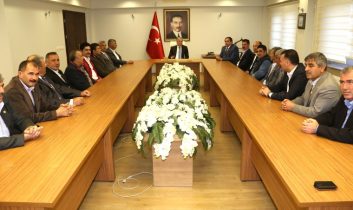 Ziraat Odası Yönetim Kurulu Vali Ataklı’yı ziyaret etti