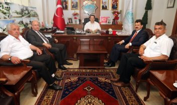 Adana ve Mersin Başsavcıları Başkan Yazgı’yı Ziyaret Etti