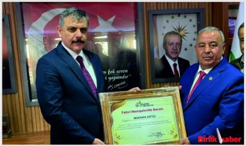 İçişleri Bakanı Mustafa Çiftçi’ye Fahri Hemşehrilik Beratı Verildi