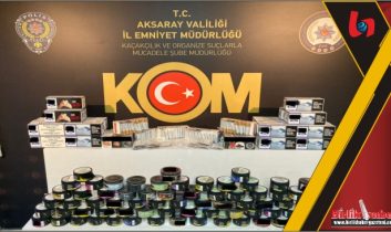 Kaçak tütün satanlara operasyon