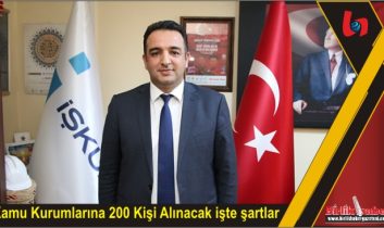 Kamu Kurumlarına 200 Kişi alınacak