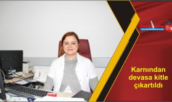 Karnından devasa kitle çıkartıldı