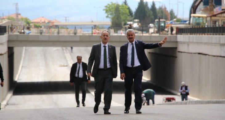 Kırıkkale’de Köprülü Kavşak Çalışmasında Sona Gelindi