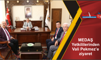 MEDAŞ Yetkililerinden Vali Aykut Pekmez’e ziyaret