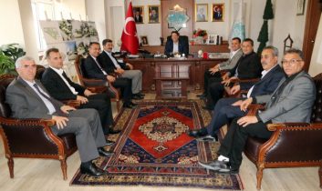 MHP Heyeti Başkan Yazgı’yı ziyaret etti
