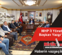 MHP İl Yönetiminden Başkan Yazgı’ya Ziyaret