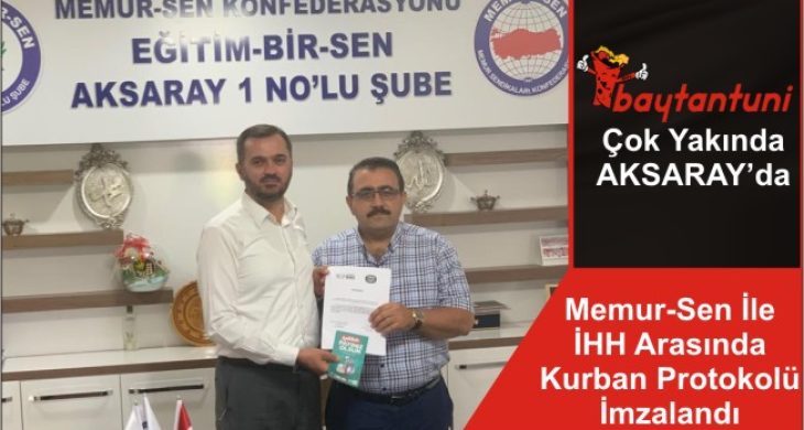 Memur-Sen İle İHH Arasında Kurban Protokolü İmzalandı