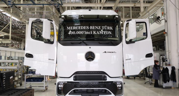 Mercedes-Benz Türk Aksaray Fabrikası’ndan Tarihi Başarı: 400 Bininci Kamyon Üretildi!