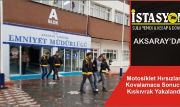 Motosiklet Hırsızları Kovalamaca Sonucu Kıskıvrak Yakalandı