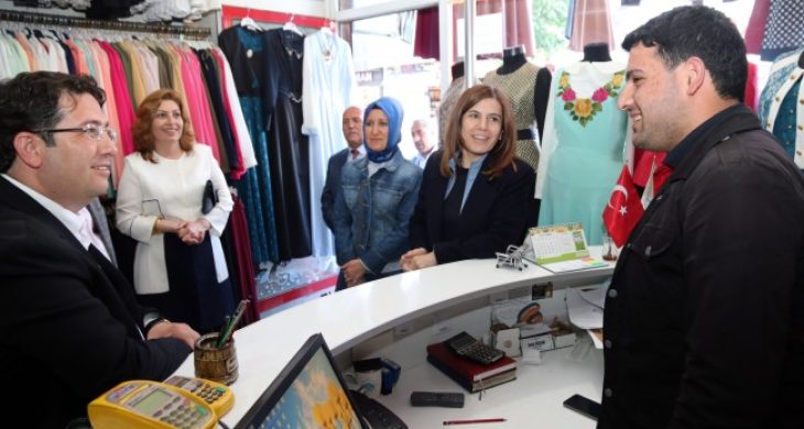 Milletvekili İlknur İnceöz ve Başkan Yazgı Esnafları Ziyaret Etti