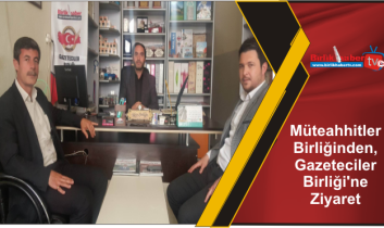 Müteahhitler Birliğinden, Gazeteciler Birliği’ne Ziyaret