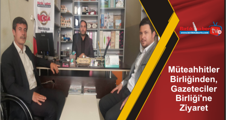 Müteahhitler Birliğinden, Gazeteciler Birliği’ne Ziyaret