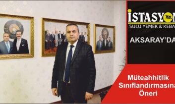 Müteahhitlik Sınıflandırmasına Öneri