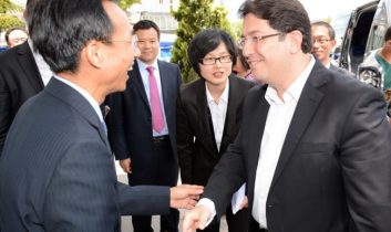 Çin Büyükelçisi ve İşadamları Başkan Yazgı’yı Ziyaret Etti