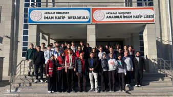ÖNDER Aksaray’dan İmam Hatip Öğrencilerine Anlamlı Ziyaret