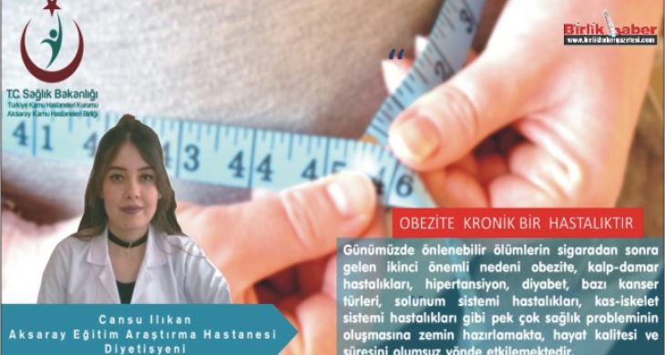 Obezite Kronik Bir Hastalıktır