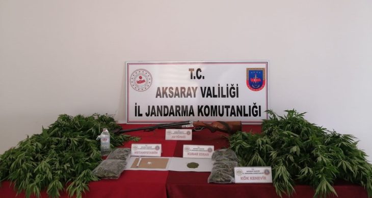 Ortaköy’deki evinin bahçesinde yakalandı