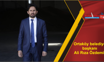 Ortaköy belediye başkanıAli Rıza Özdemir mazbatasını aldı