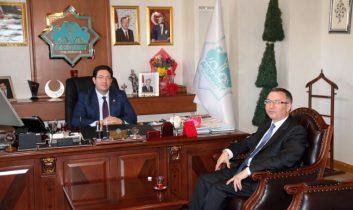 Polis Okulu Müdürü Cangül’den Başkan Yazgı’ya Ziyaret