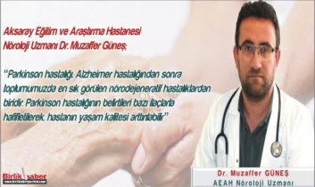 Parkinson sinsi bir hastalıktır