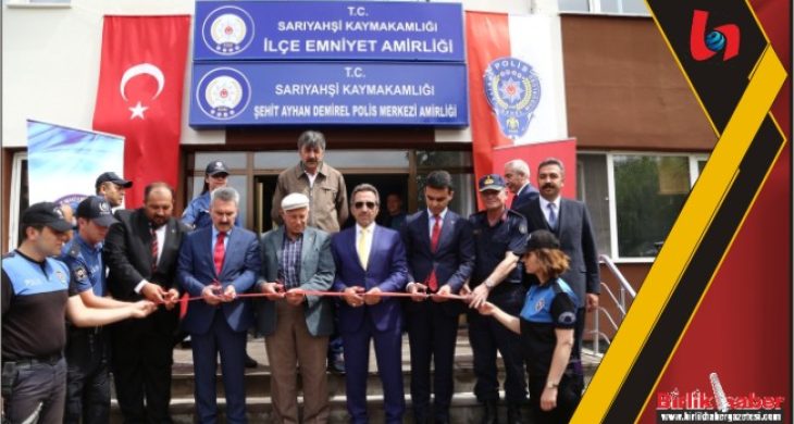 Polis Merkezine Şehit Polis Ayhan Demirel’in adı verildi